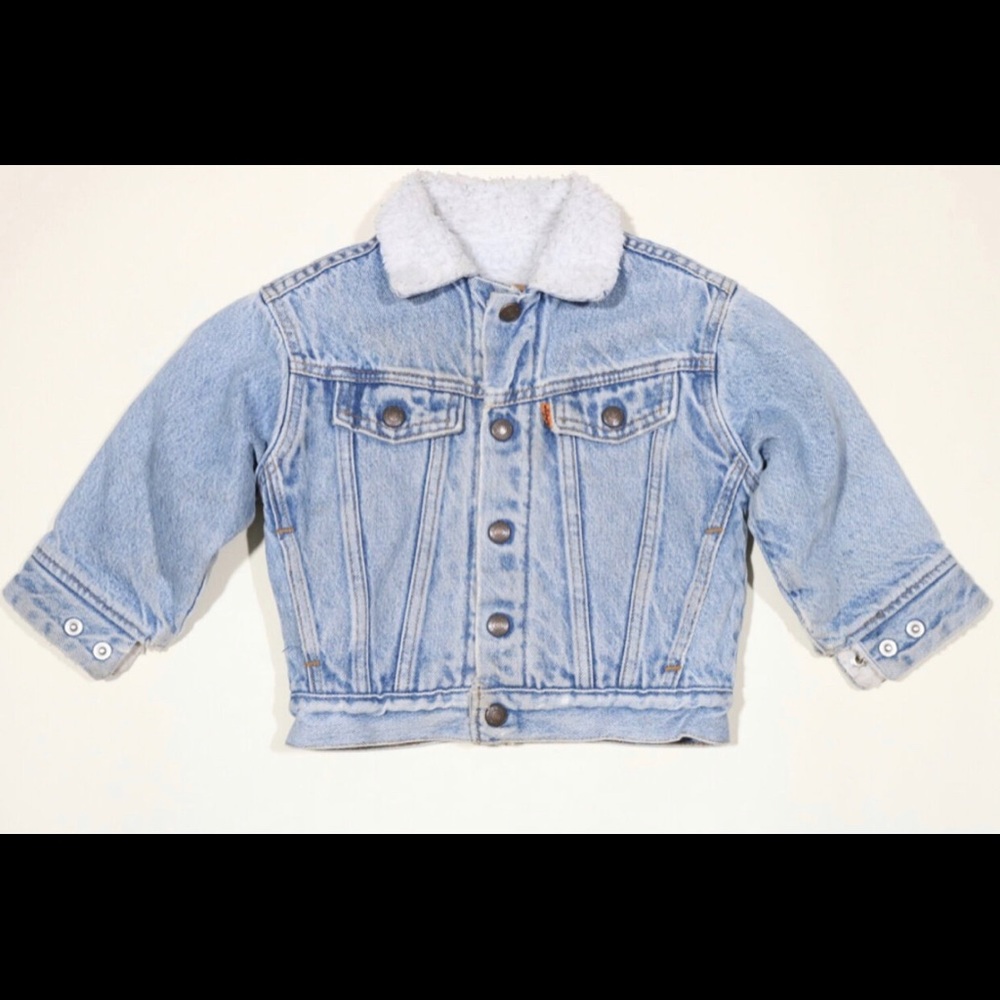 Vintage Levis toddler sherpa jacket